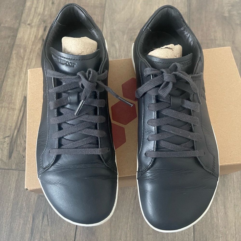 Vivobarefoot Black, GEO Court Shoes 9 - Women’s